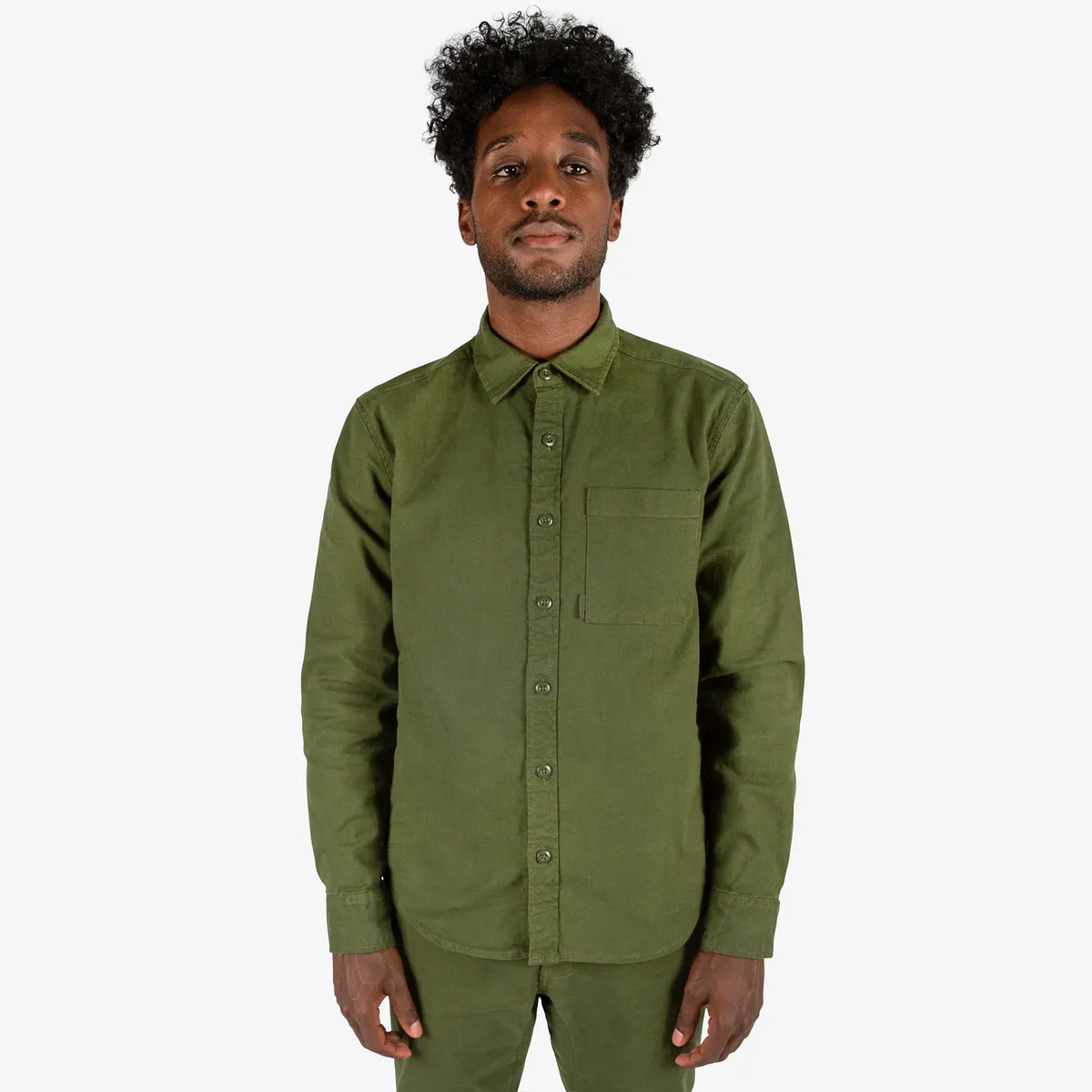 Topo Designs Dirt Shirt M olive